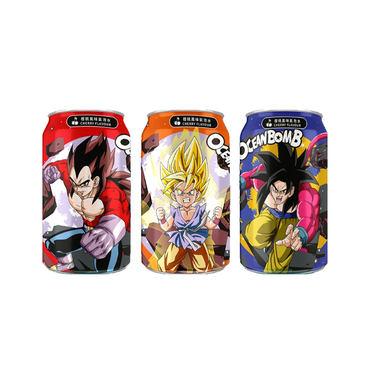 Ocean Bomb- ドラゴンボールGT チェリー風味炭酸水 330ml
