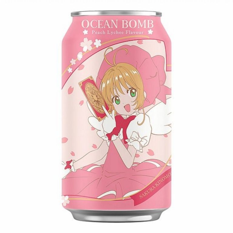 Ocean Bomb- カードキャプターさくら 白桃ライチ風味炭酸水 330ml