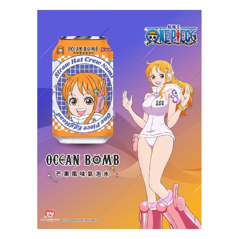 Ocean Bomb- ONE PIECE マンゴー風味炭酸水 330ml