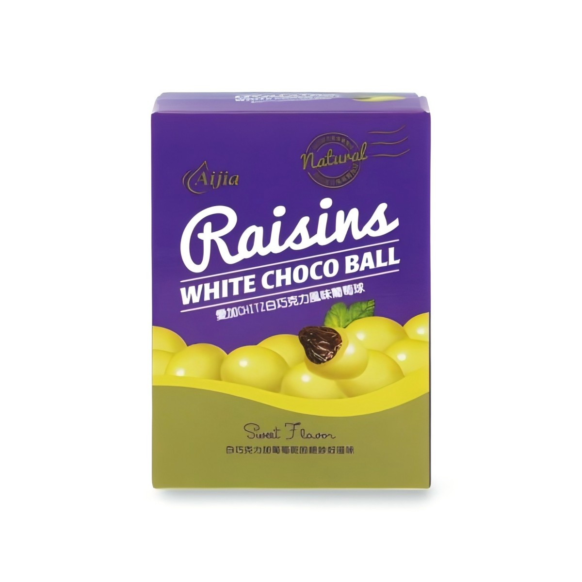 AIJIA- Raisins Choco Ball 45g