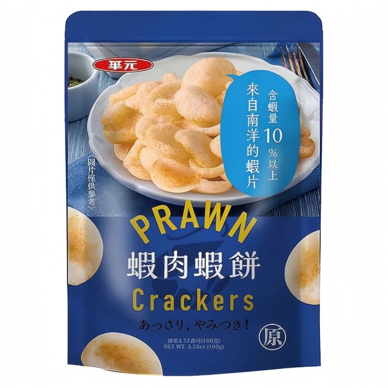 Hwa Yuan- Savory Pork Floss Crackers - Original 100g
