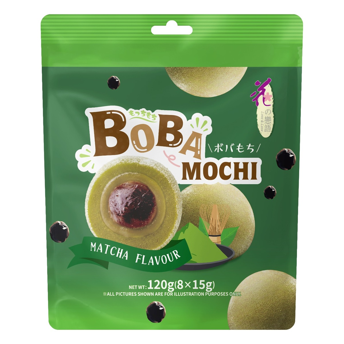 花の戀語- 波霸麻糬-抹茶風味 120g