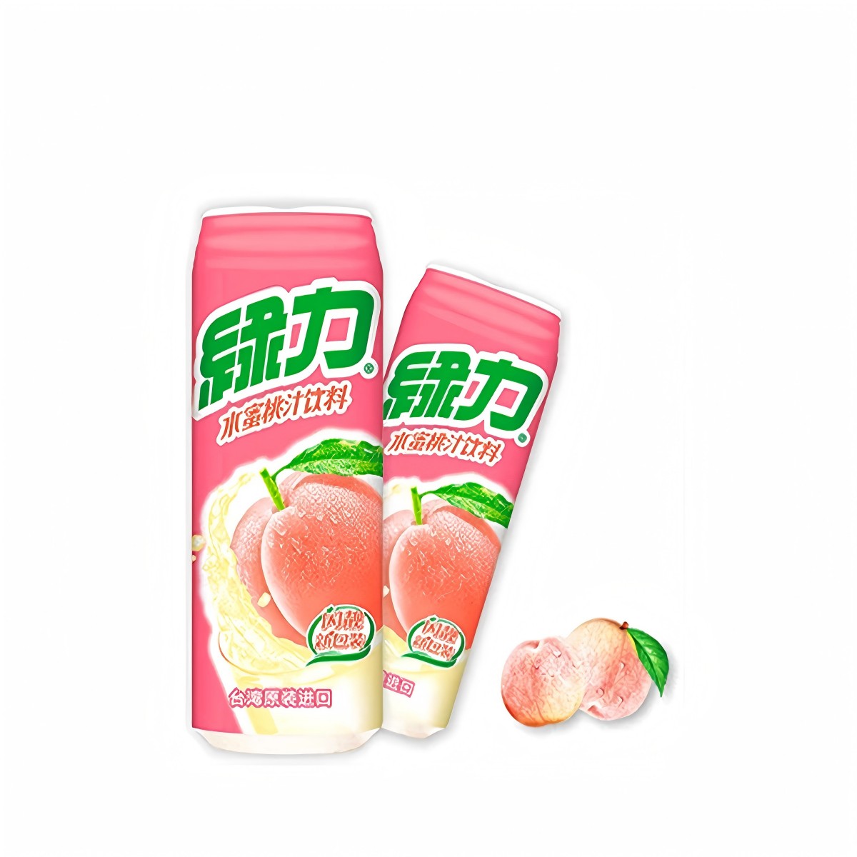 緑力- ピーチジュースドリンク 490ml