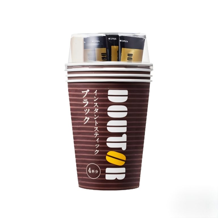 DOUTOR- Instant Black Coffee 4 Packs 4 pcs