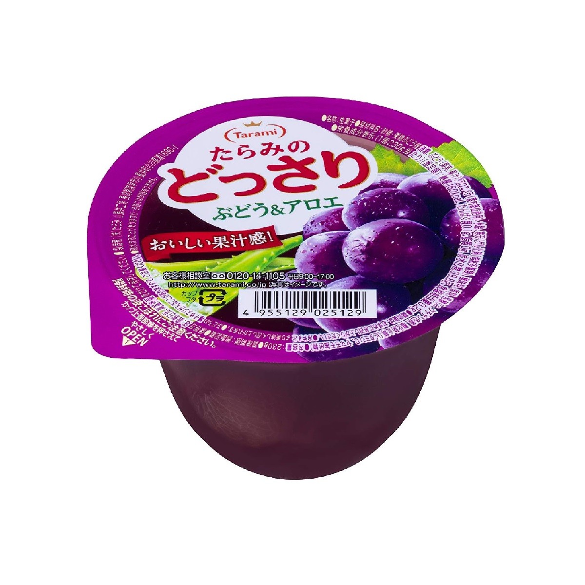 達樂美- 達樂美果凍 葡萄&蘆薈口味