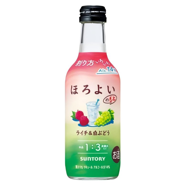 サントリー- ほろよいのもと＜ライチ＆白ぶどう＞２５０ｍｌ瓶
