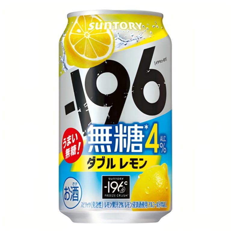 サントリー- －１９６無糖＜ダブルレモン＞ＡＬＣ．４％３５０ｍｌ缶