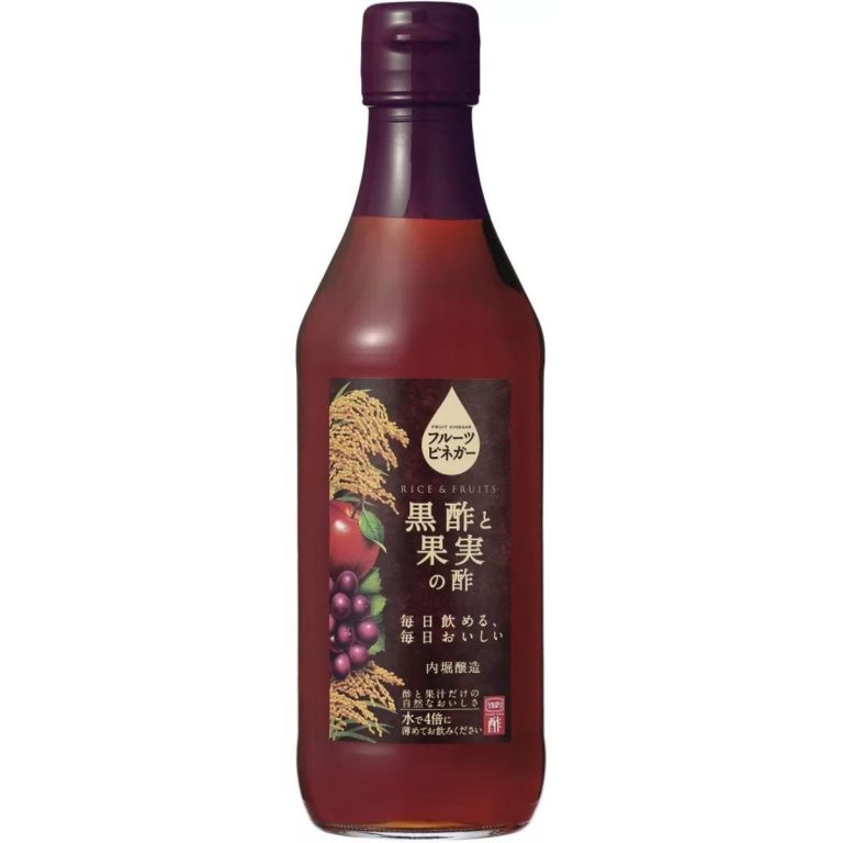 内堀醸造- フルーツビネガー黒酢と果実の酢 360ml