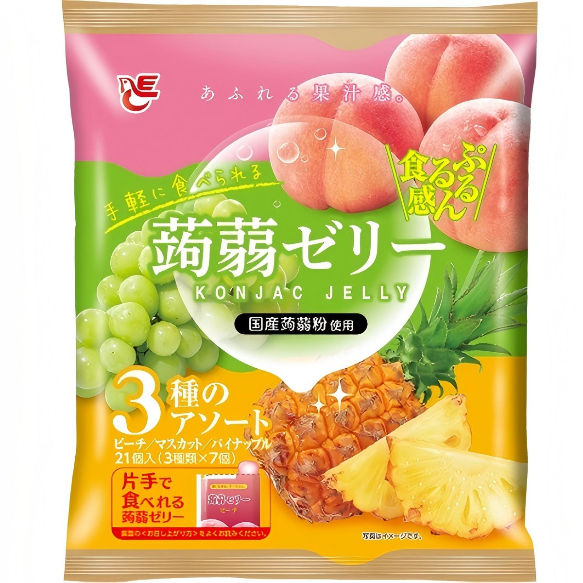 Ace Bakery- Konjac Jelly – Peach, Muscat Grape & Pineapple 445g