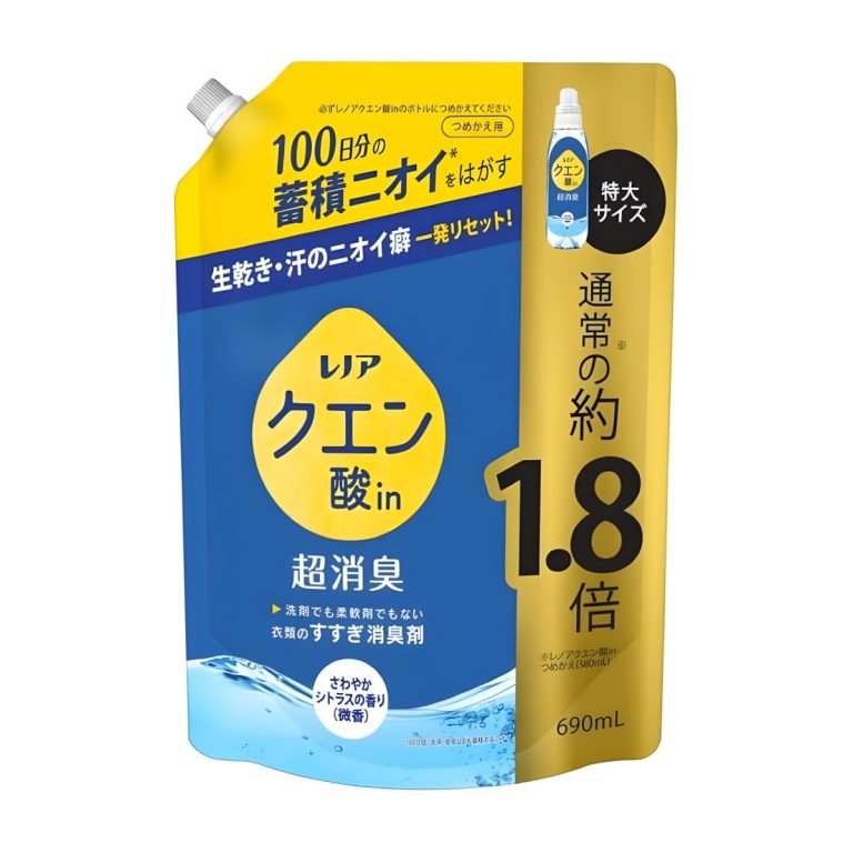 寶僑- Lenor 酸清+超强除臭 清新柑橘 弱香 大补充装 690ml