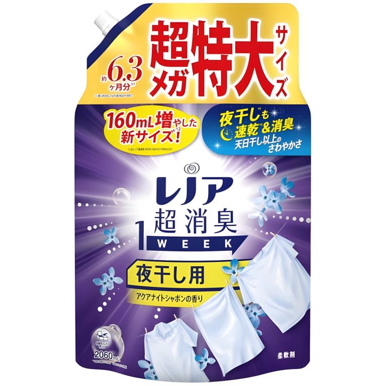 寶僑- 麗諾超消臭1週 (夜間晾曬-水感夜間皂香) (超極量補充包) 2060ml