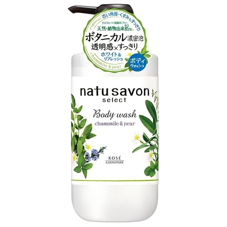 高絲- Softymo NatuSavon Select White 沐浴乳（清新型／瓶裝） 500ml