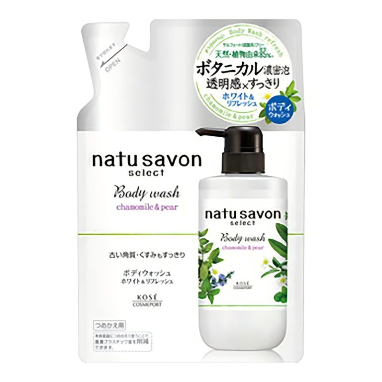 高絲- Softymo NatuSavon Select White 沐浴乳（清新型／補充包） 360ml