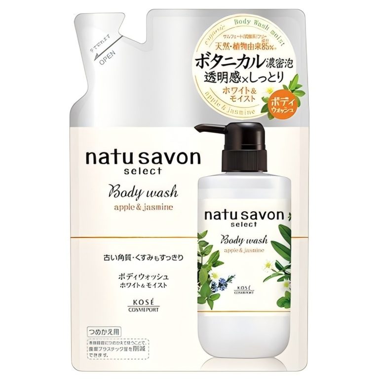 高絲- Softymo NatuSavon Select White 沐浴乳（保濕型／補充包） 360ml