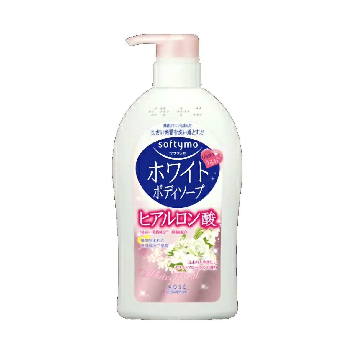 高絲- Softymo White 身體沐浴乳（玻尿酸配方／瓶裝） 600ml