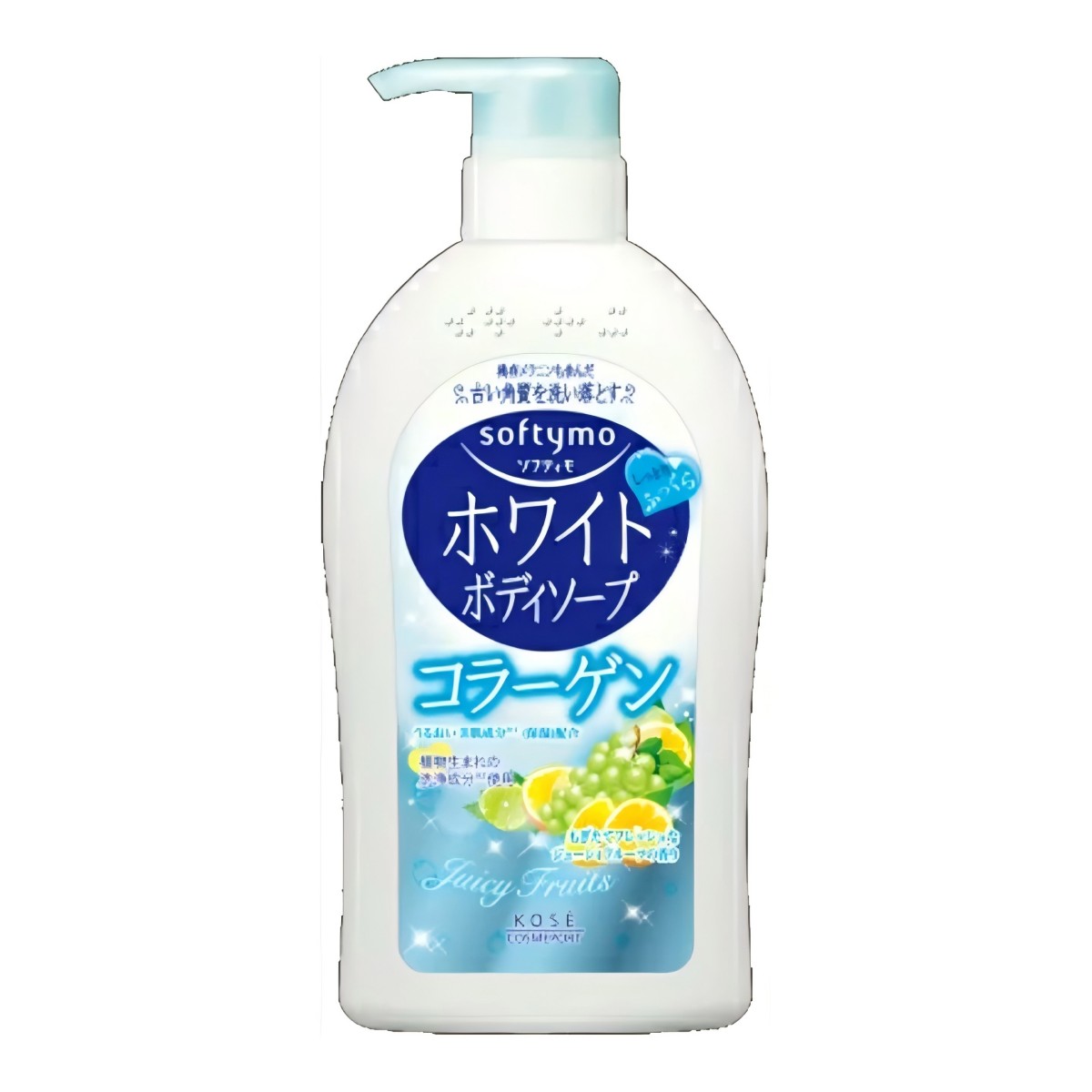 高絲- Softymo White 身體沐浴乳（膠原蛋白配方／瓶裝） 600ml