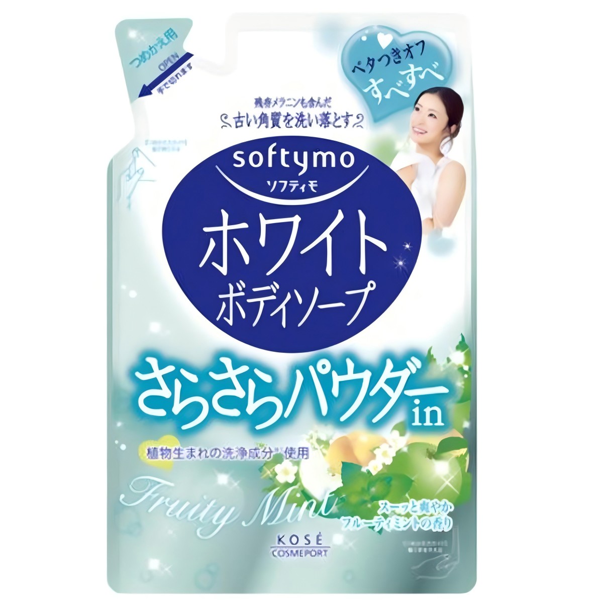 高絲- Softymo White 身體沐浴乳（潤澤粉末配方／補充包） 420ml