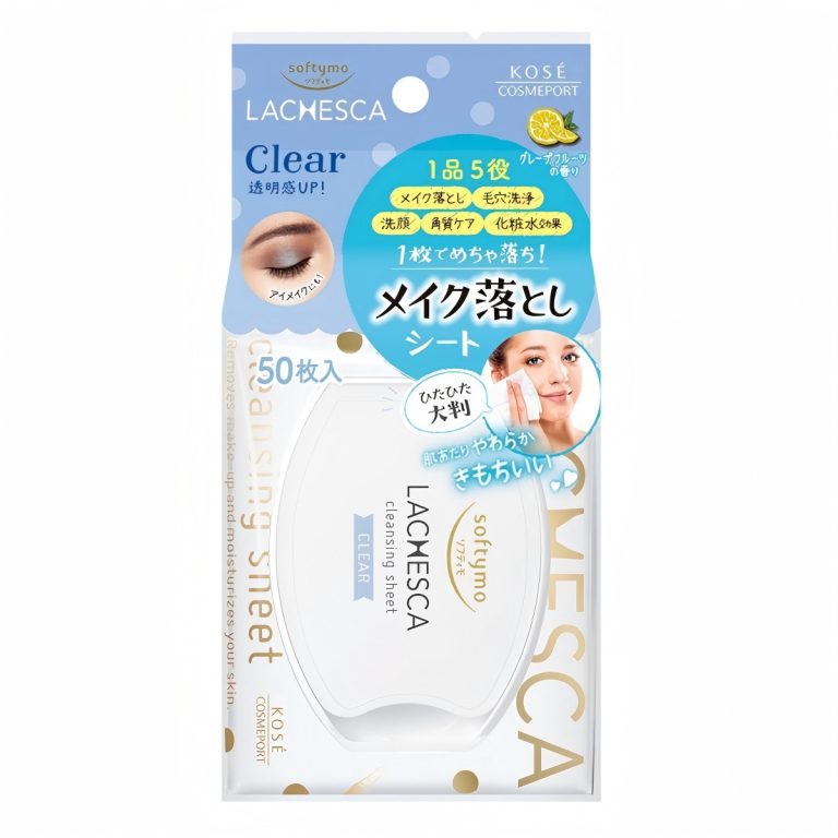 高絲- Softymo LACHESCA 卸妝濕巾（清爽型） 50枚入