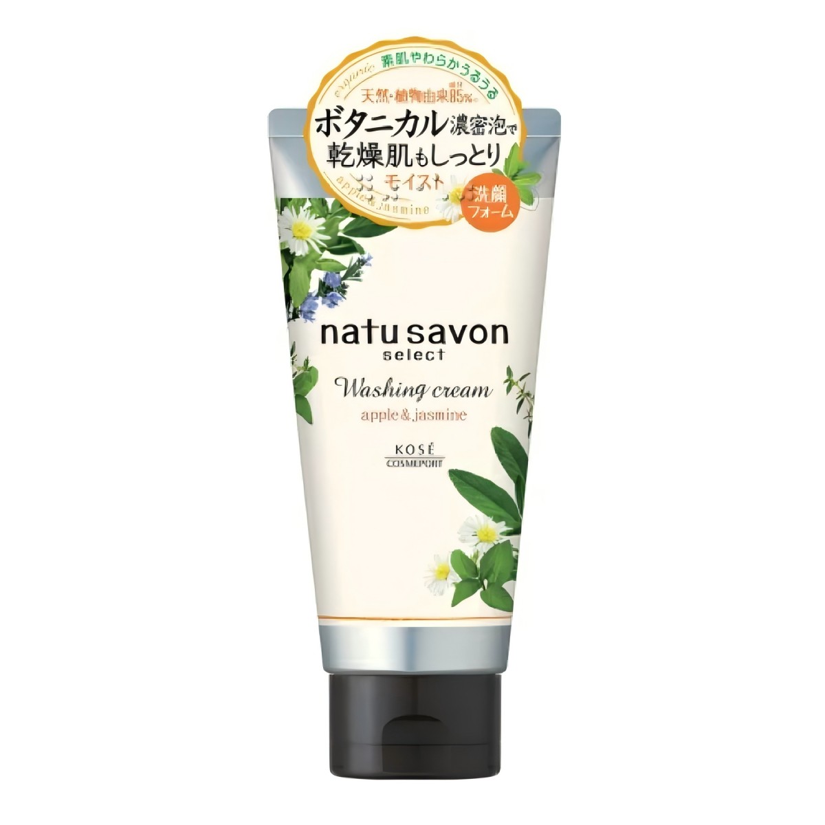 KOSÉ- Softymo NatuSavon Select Moist Washing Cream 130g