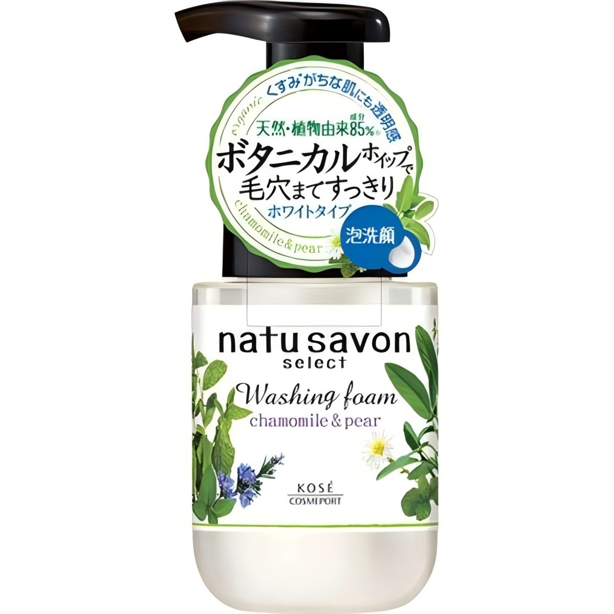 KOSÉ- Softymo NatuSavon Select White Washing Foam (Main Bottle) 180ml