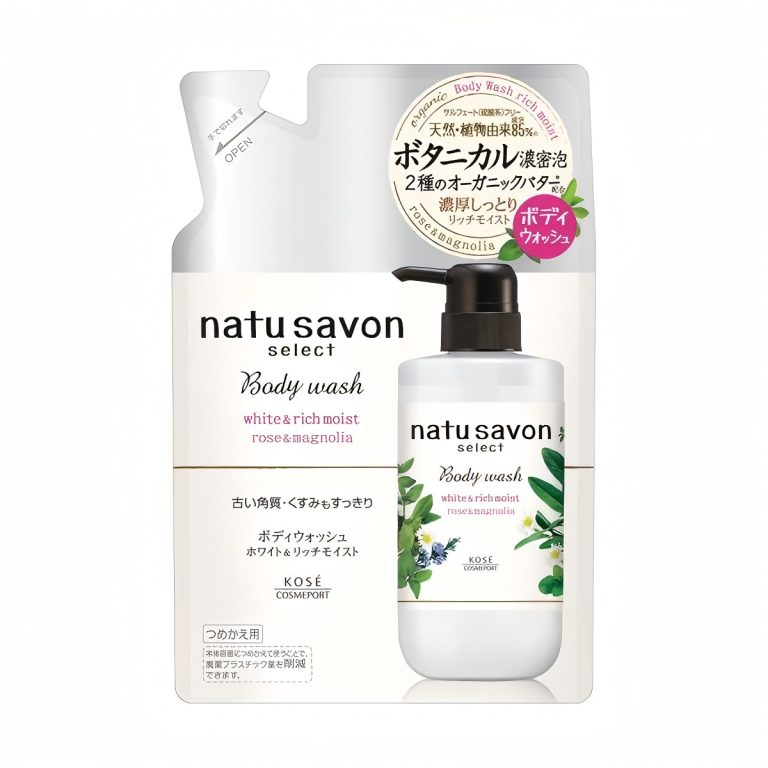 高絲- Softymo NatuSavon Select White 沐浴乳（高保濕型／補充包） 360ml