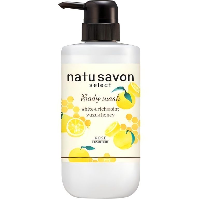 高絲- Softymo NatuSavon Select White 沐浴乳（高保濕・柚子蜂蜜香／瓶裝） 500ml