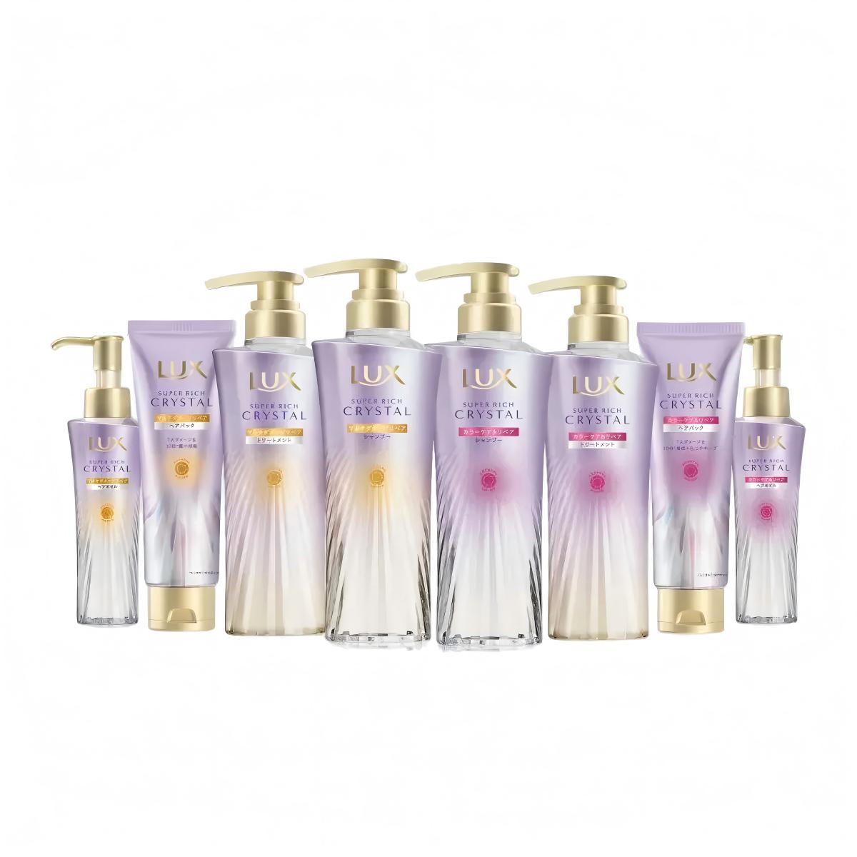 Unilever- LUX Super Rich Crystal Shiny Hair Blue Crystal (Aqua Topaz) 2 Types with Hanger & Display Box