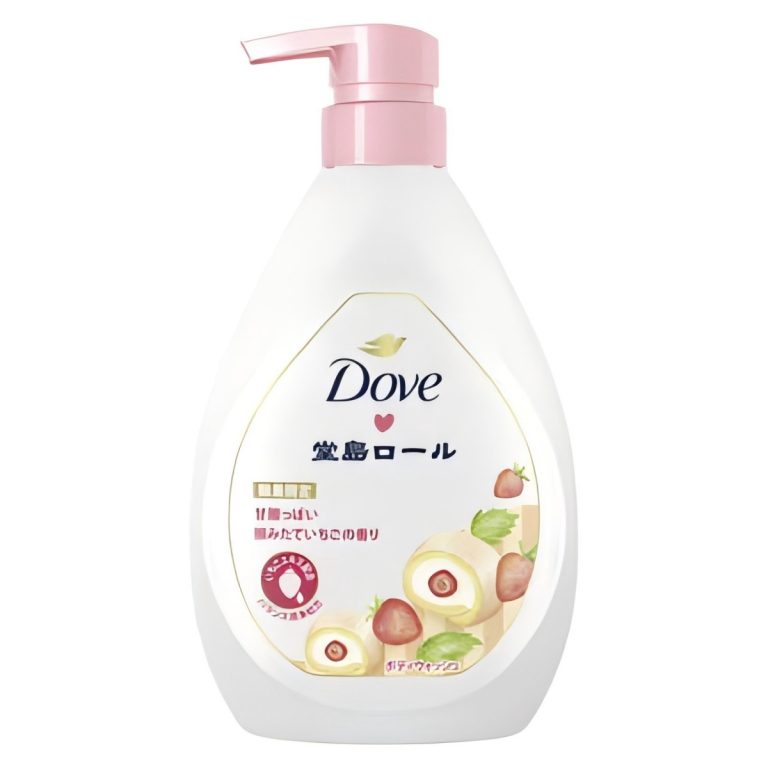 聯合利華- Dove 沐浴乳 季節限定堂島蛋糕卷 香甜酸摘採草莓 按壓瓶