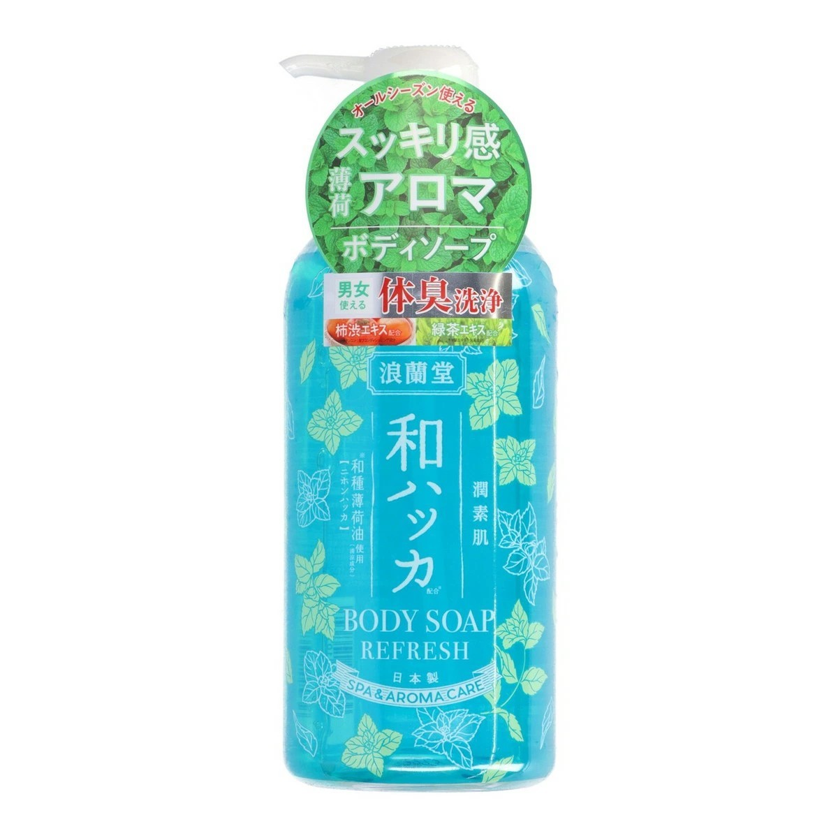 COSMETEX ROLAND- JUNSUHADA Peppermint Cool Body Soap 480ml