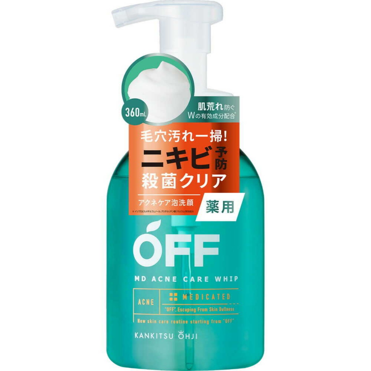 COSMETEX ROLAND- KANKITSU OHJI MD Acne Care Facial Wash Foam 360ml
