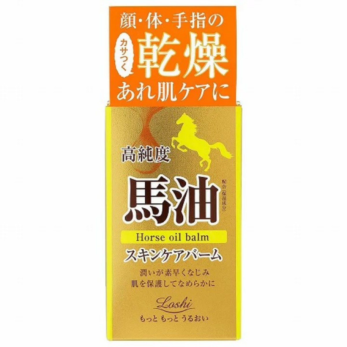 COSMETEX ROLAND- Loshi Moist Aid Horse Oil Balm N 68ml