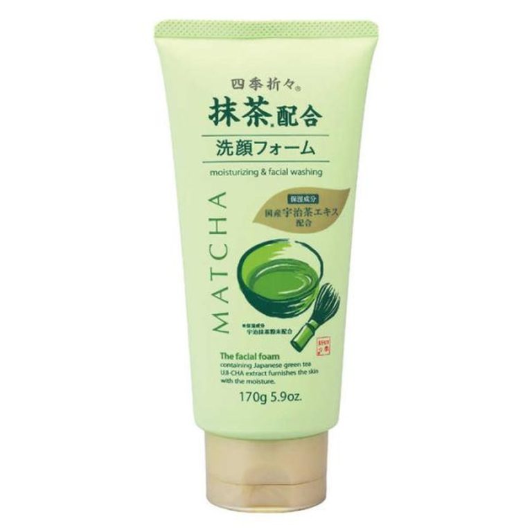 熊野油脂- 四季折々 抹茶配合 洗顔フォーム 170g