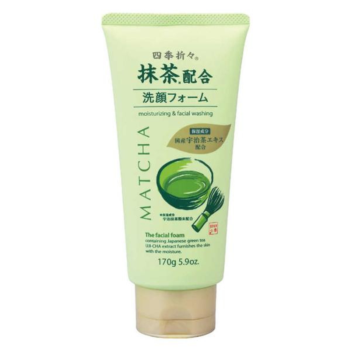 熊野油脂- 四季折々 抹茶洗面乳 170g
