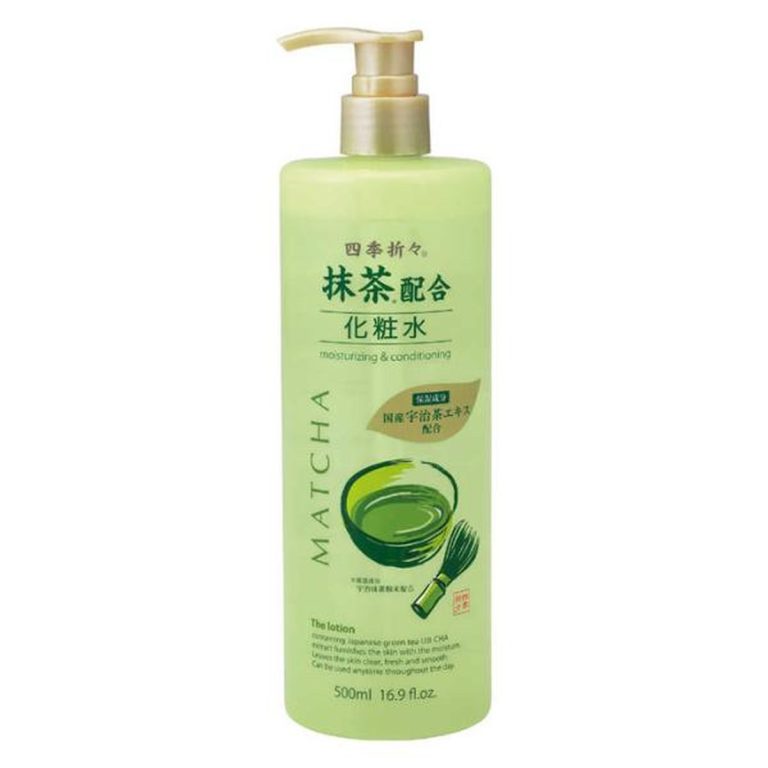 熊野油脂- 四季折々 抹茶配合 化粧水 500ml