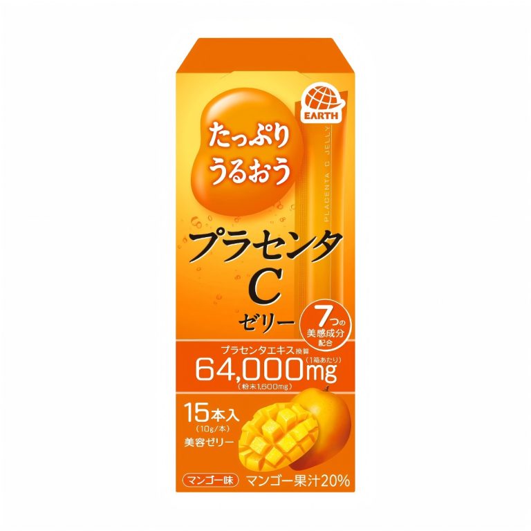 アース製薬- プラセンタＣゼリー マンゴー味 １５本入