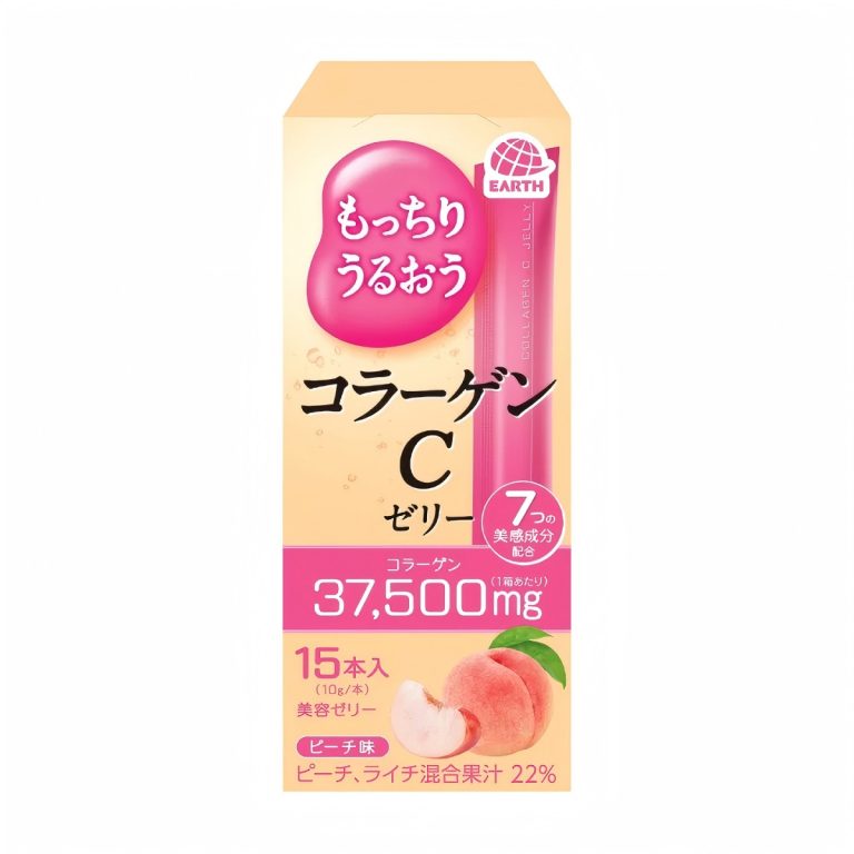 アース製薬- コラーゲンＣゼリー ピーチ味 １５本入