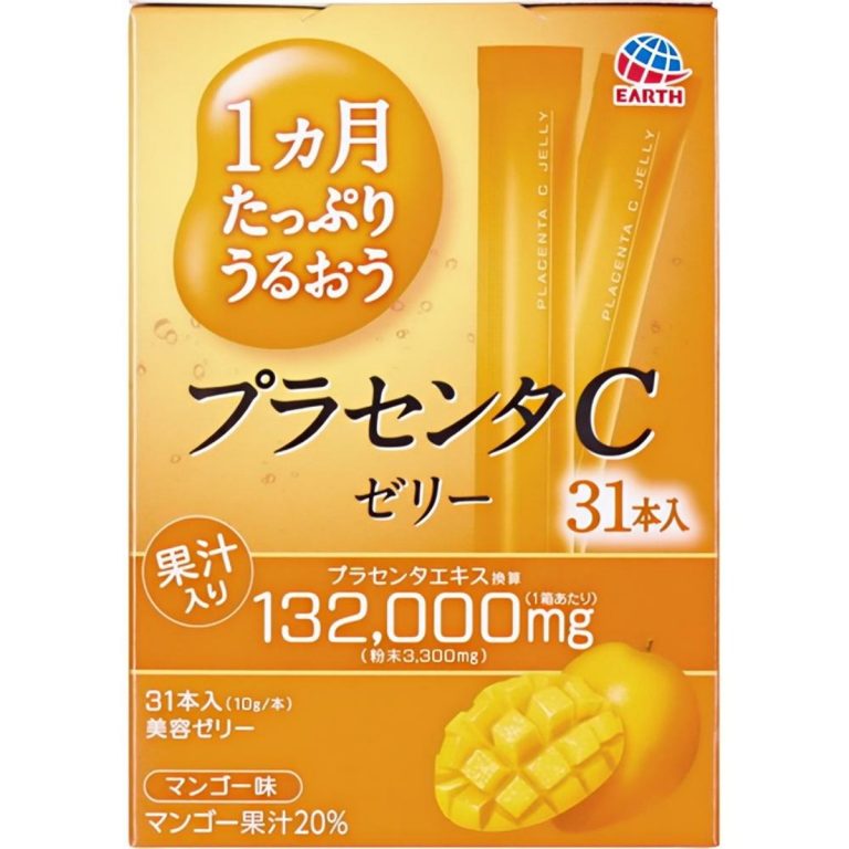 EARTH- 1-Month Full Moisture Placenta C Jelly Mango Flavor