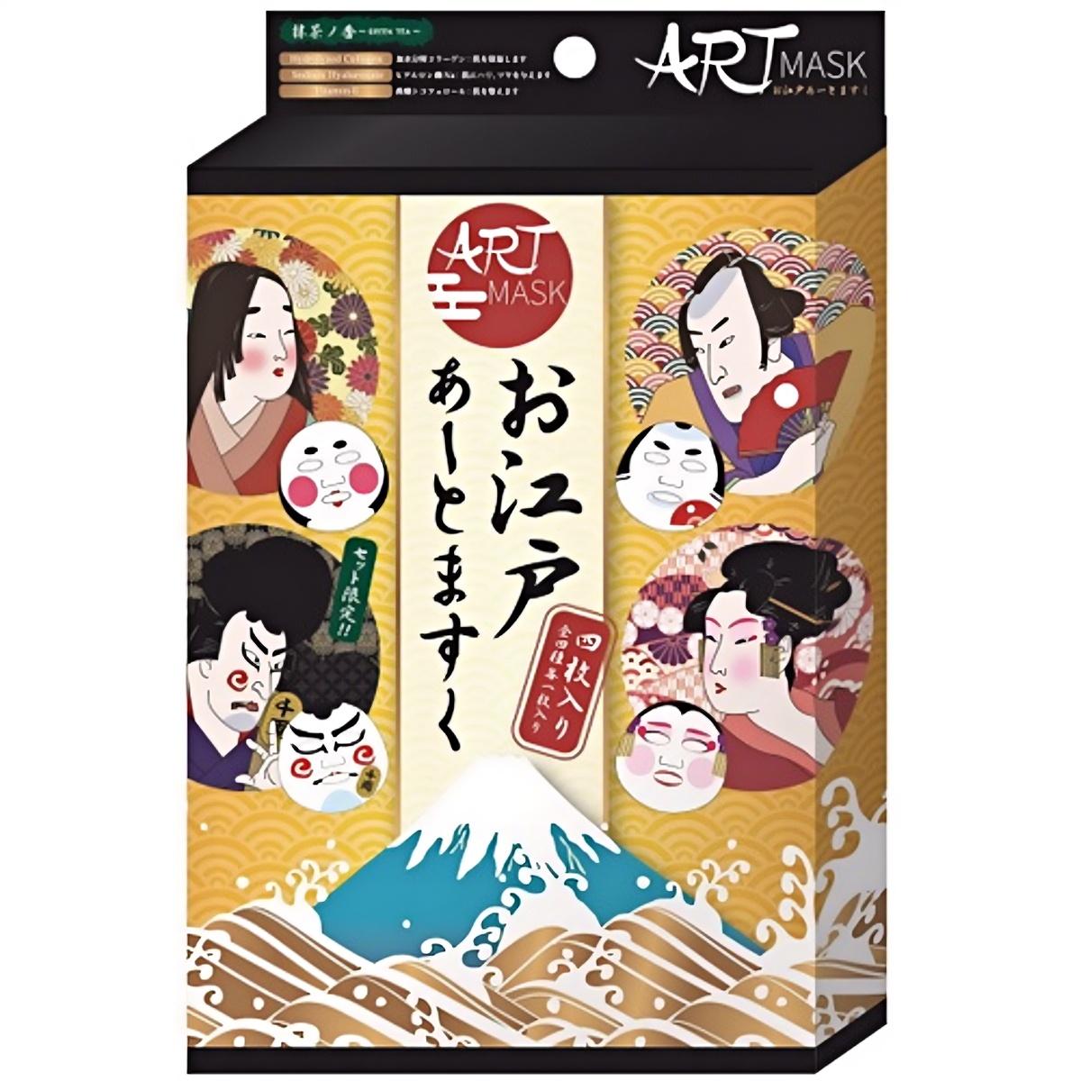 SUNSMILE- 藝術面膜 江戶風情 4片組