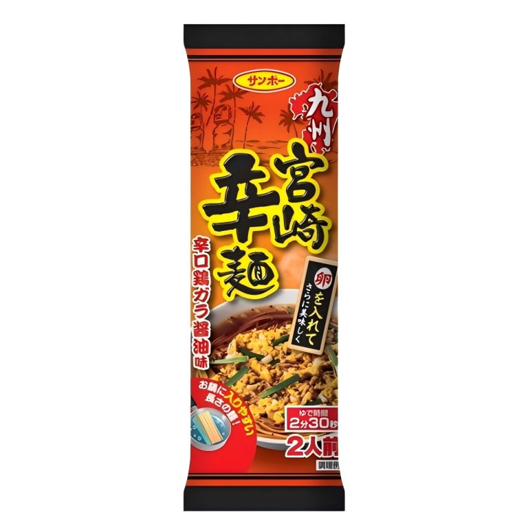 サンポー食品- 棒状 九州宮崎辛麺 168g