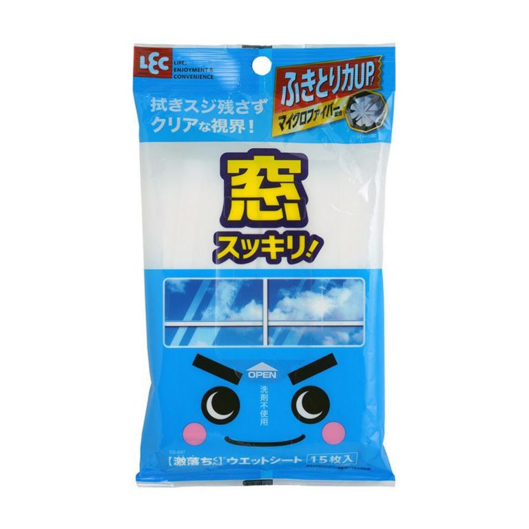 LEC- 激落君窗戶專用濕紙巾(15枚入)