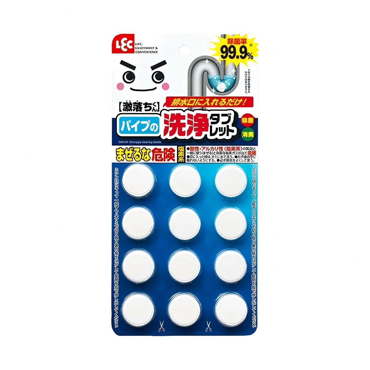 LEC- GN黑黴君 排水管清潔錠（12顆入）