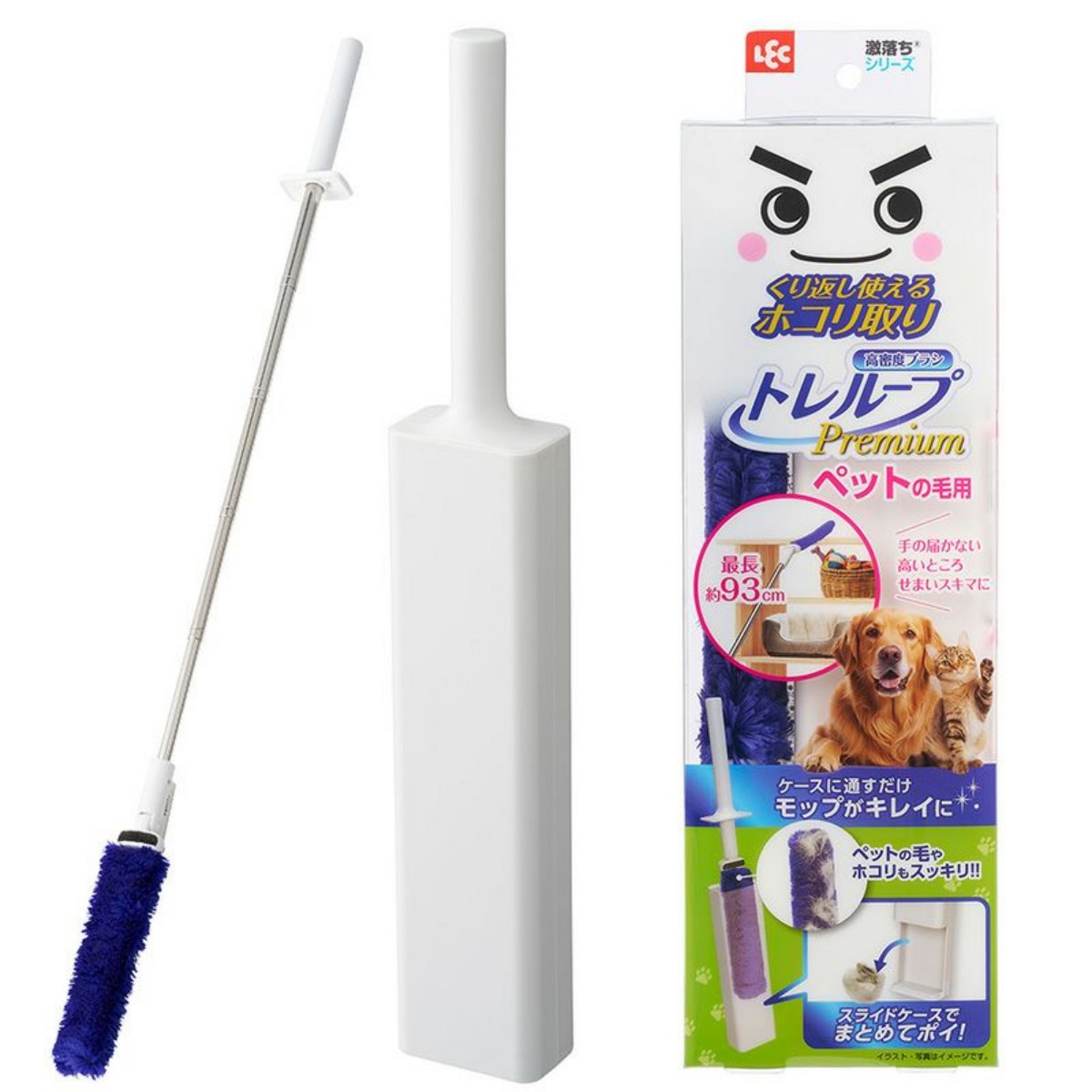 レック- 激落ちくんトレループPRハンディ伸縮 ペットの毛用
