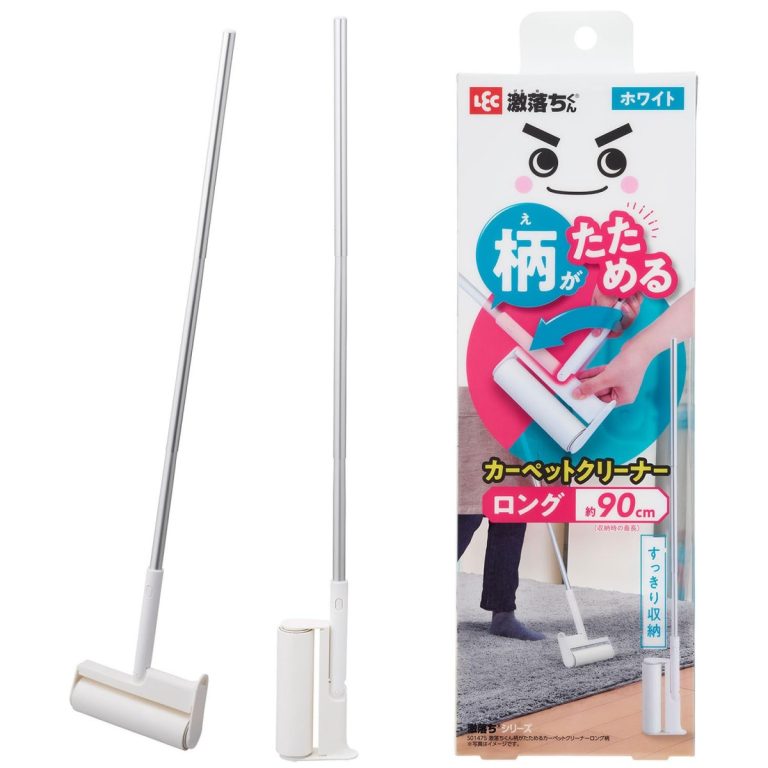 レック- 激落ちくん柄がたためるカーペットクリーナーロング柄