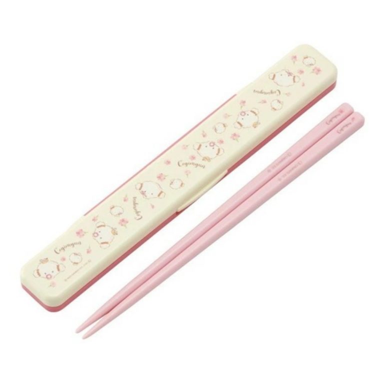 Skater- Antibacterial Soundless Chopstick Case Set CG Flower Wreath ABC3AG
