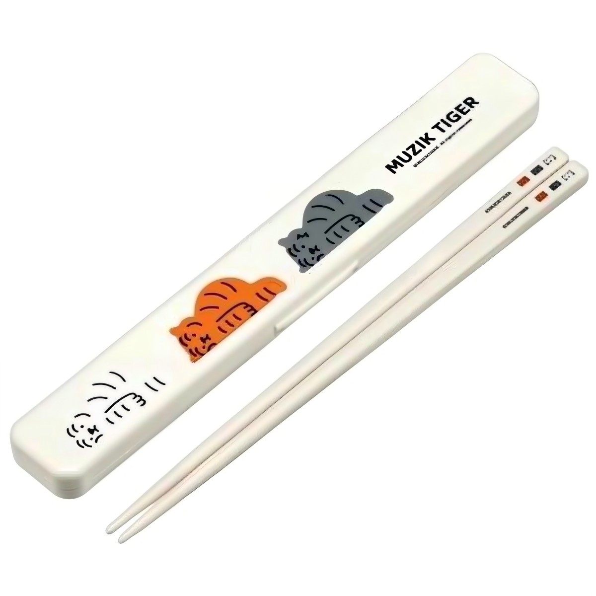 Skater- Antibacterial Soundless Chopstick Case Set MUZIKTIGER ABC3AG