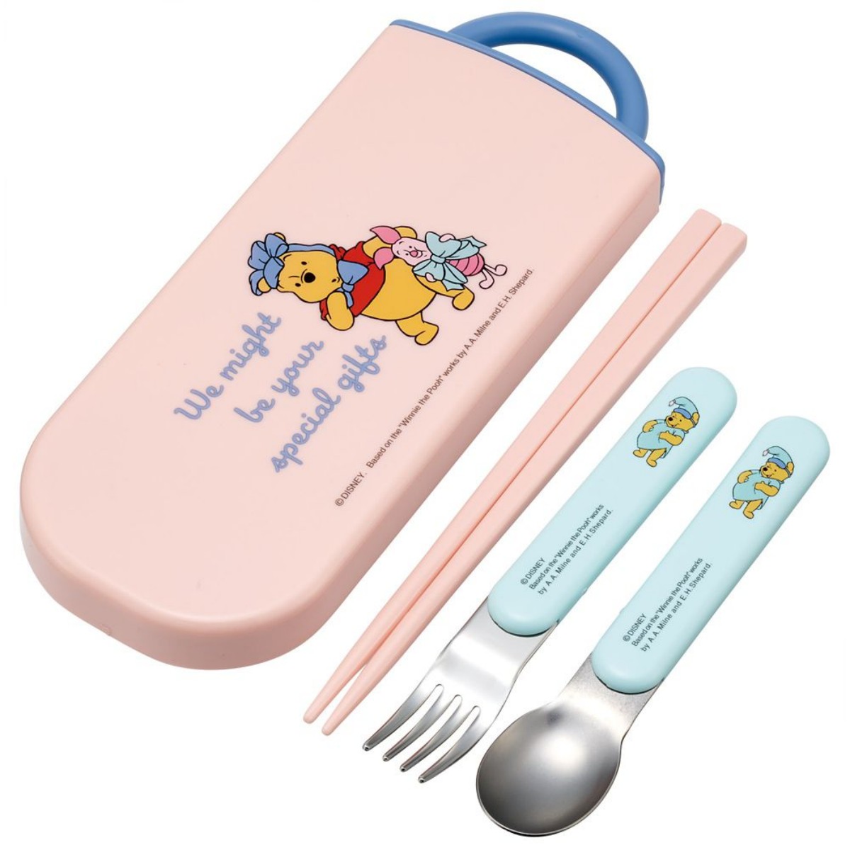 Skater- Antibacterial Dishwasher Safe Trio Set Pooh Costume TACCC2AG
