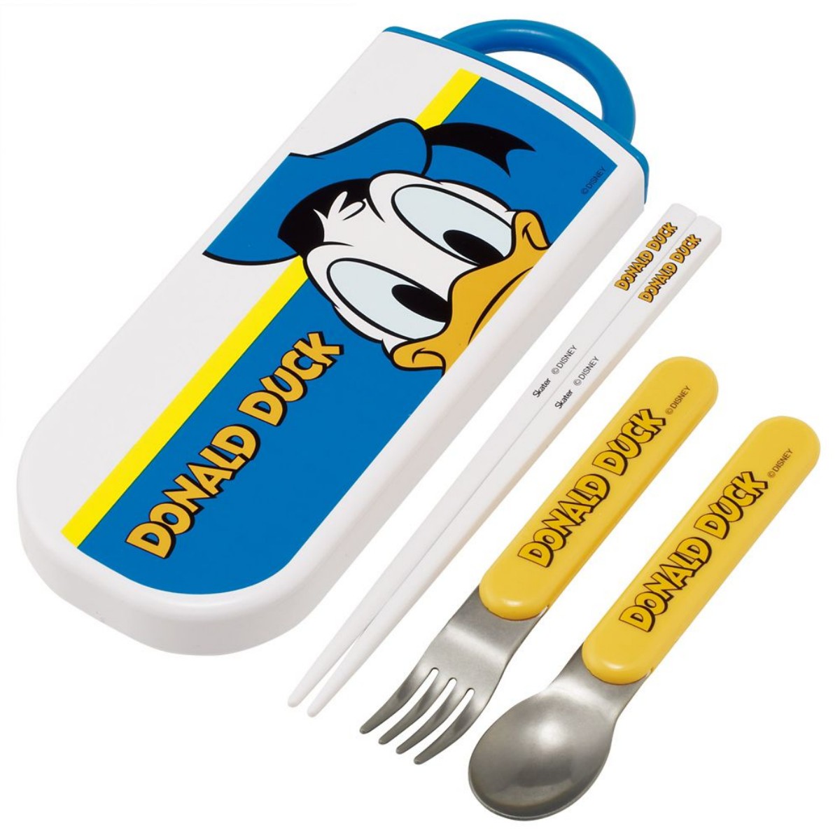 Skater- Antibacterial Dishwasher Safe Trio Set Donald Duck TACCC2AG