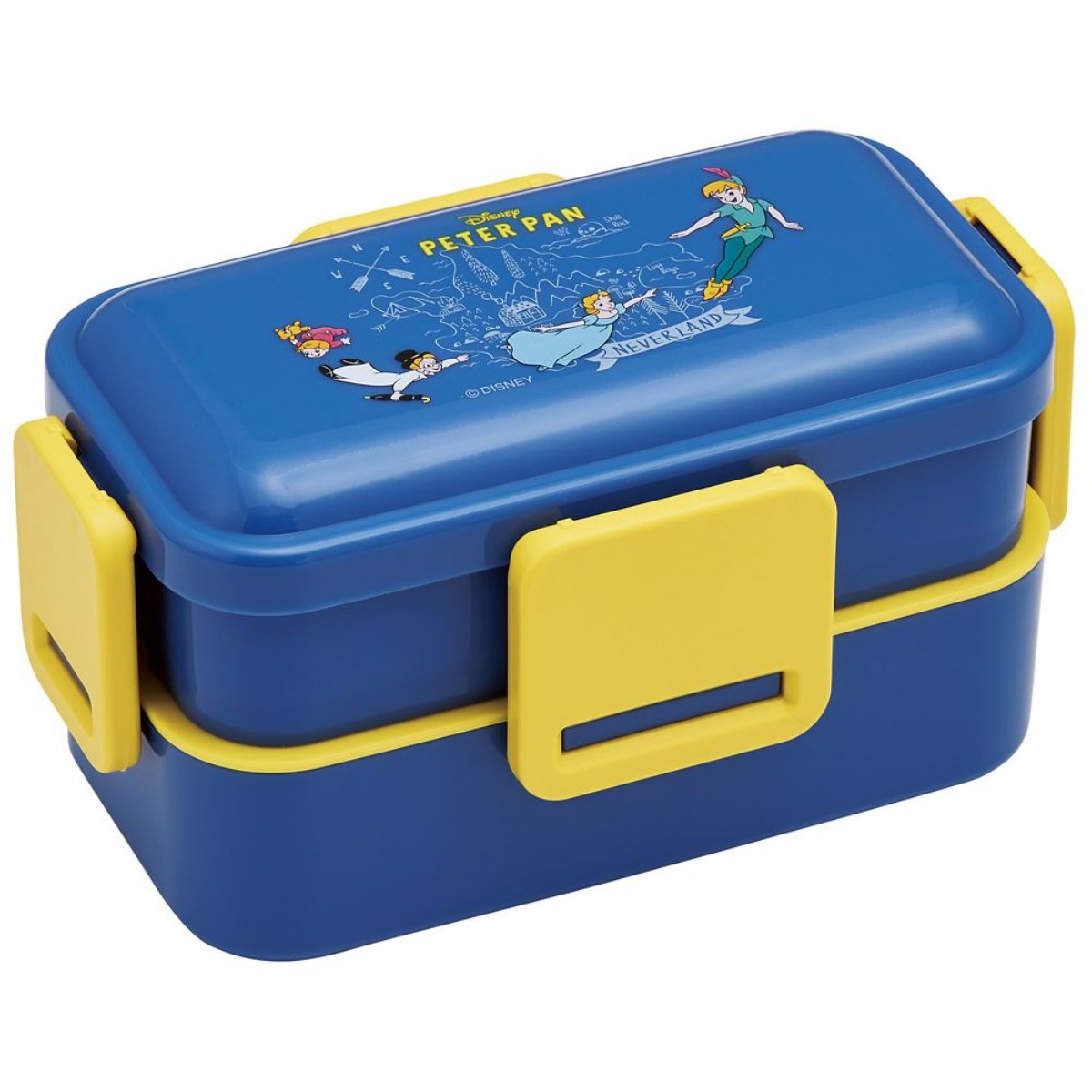 Skater- Antibacterial 2-Tier Fluffy Bento Box Peter Pan PFLW4AG