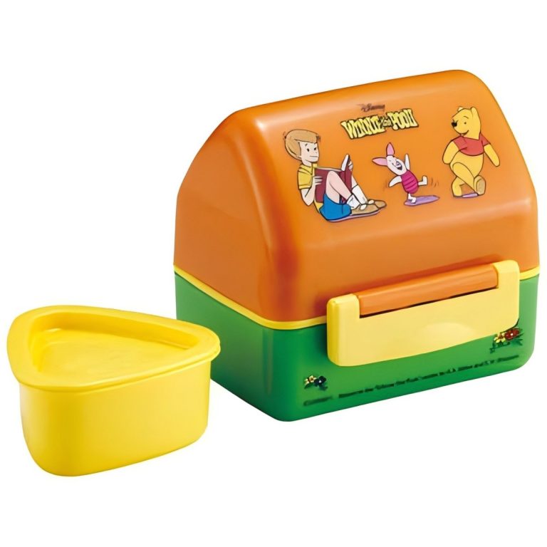 Skater- Antibacterial Rice Ball Lunch Box Retro Pooh POT5AG