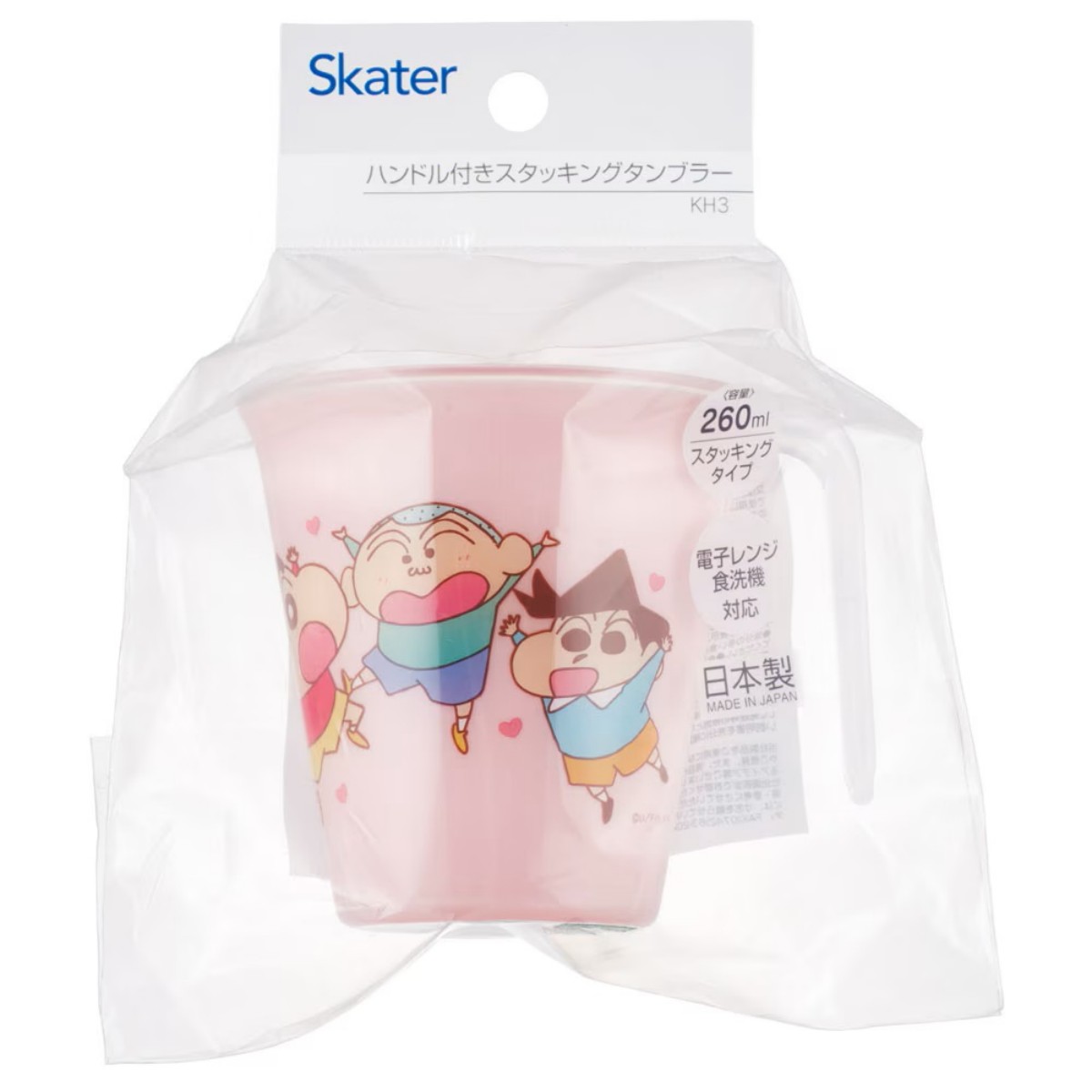 Skater- Handle Stackable Tumbler Crayon Shin-chan 24 KH3